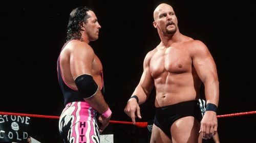 Bret Hart and Stone Cold Steve Austin (Credit: WWE)