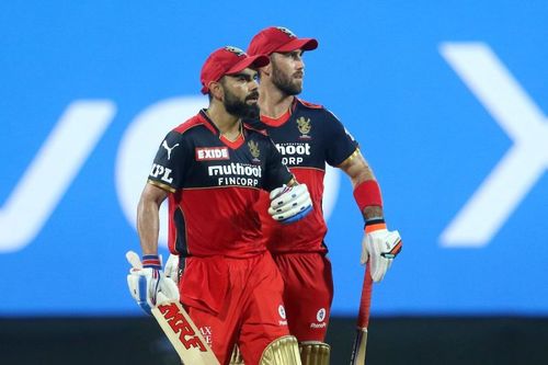 Glenn Maxwell hit two sixes against Mumbai