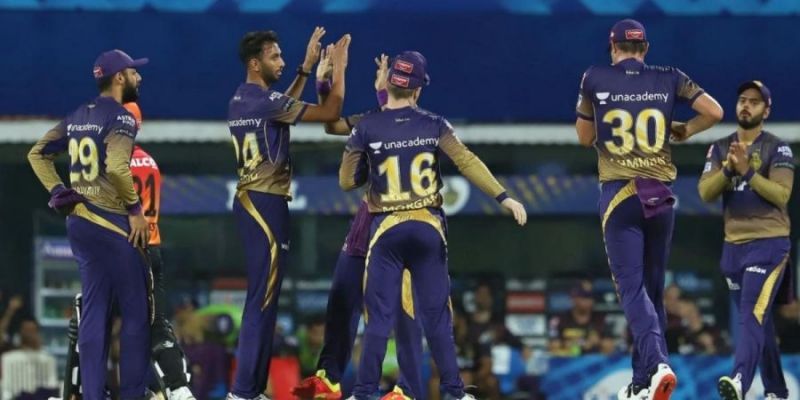 KKR&#039;s bowling unit successfully defended their total