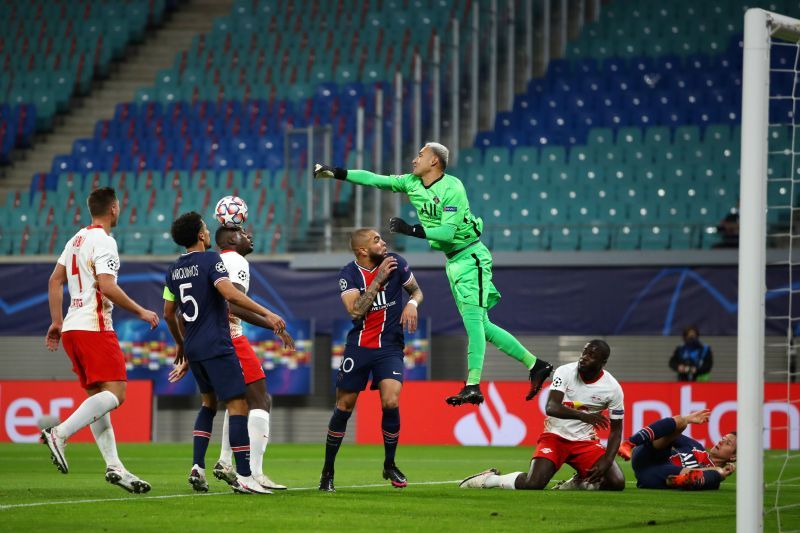 Keylor Navas has been in great form for Paris Saint-Germain in the UEFA Champions League