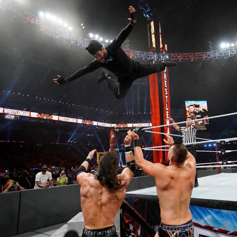 One of the many impressive moments in Bad Bunny&#039;s impressive debut at WrestleMania.