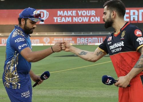 Rohit Sharma's Mumbai Indians take on Virat Kohli's Royal Challengers Bangalore in the IPL 2021 opener.