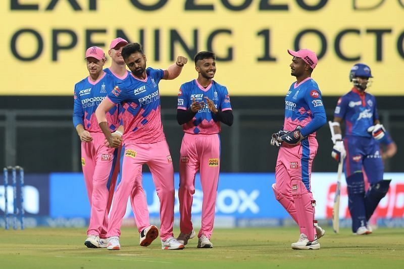 Jaydev Unadkat is ecstatic after claiming a wicket. Pic: IPLT20.COM