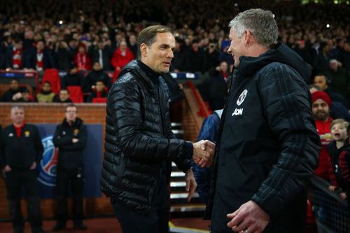 Chelsea boss Thomas Tuchel and Manchester United manager Ole Gunnar Solskjaer