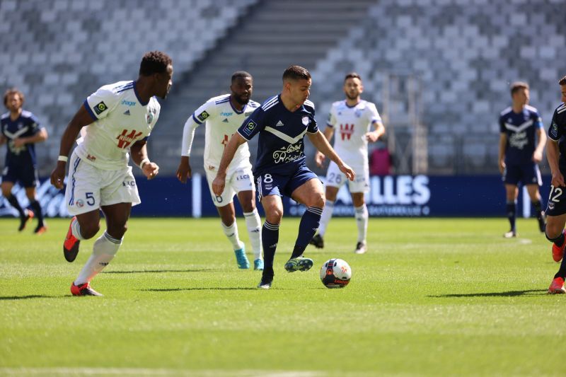 Hatem Ben Arfa will be in action for Bordeaux against Saint-Etienne; photo credit: @girondins on Twitter
