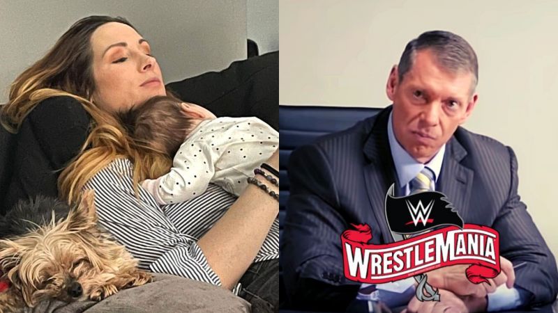 Becky Lynch and Vince McMahon.