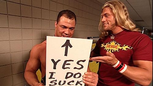 Edge was the one who pioneered the "You Suck" chants