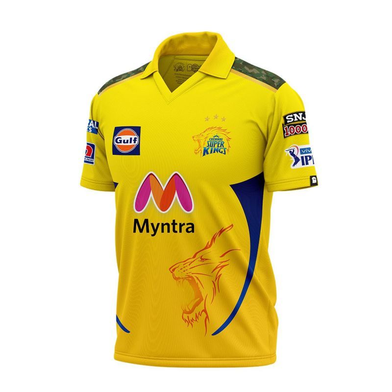 CSK&#039;s Jersey for IPL 2021
