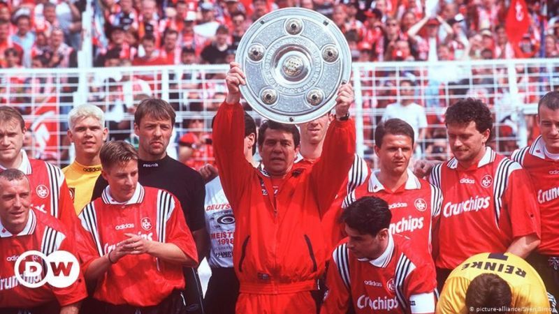 Kaiserslautern made history by winning the 1997-98 Bundesliga title.