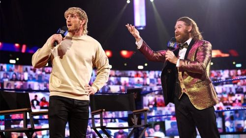 Sami Zayn and Logan Paul in a very entertaining segment