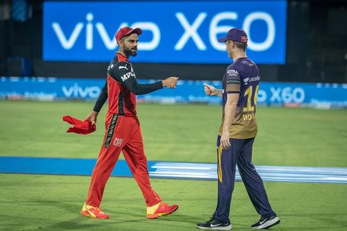 The Royal Challengers Bangalore beat the Kolkata Knight Riders in Match 10 of IPL 2021 (Image courtesy: IPLT20.com)