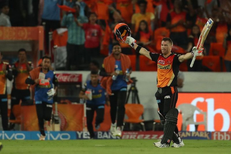 David Warner notched up his highest IPL score of 126 against KKR