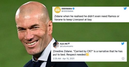 A Zidane masterclass helped Real Madrid eliminate Liverpool in the UEFA Champions League