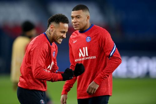 Neymar and Mbappe will be vying to go against the Manchester City defence.