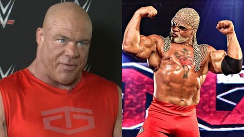 Kurt Angle and Scott Steiner.