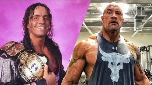 Bret Hart was looking out for a young Rock (Credit: WWE/Dwayne Johnson)