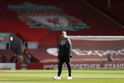 Klopp was unhappy after dropping points against Newcastle. (Photo by Clive Brunskill/Getty Images)