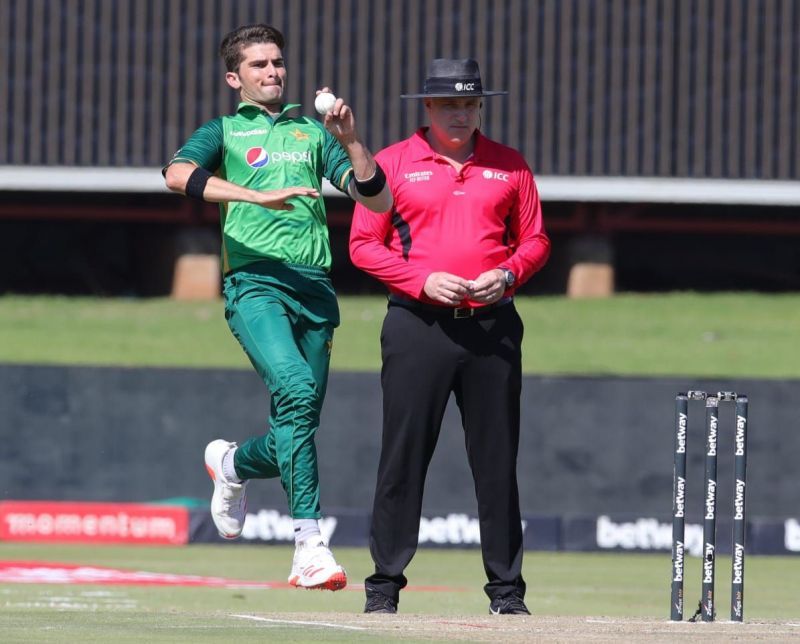 Shaheen Afridi was the pick of Pakistan's bowlers with figures of 2 for 61 in 10 overs [Credits: PCB]