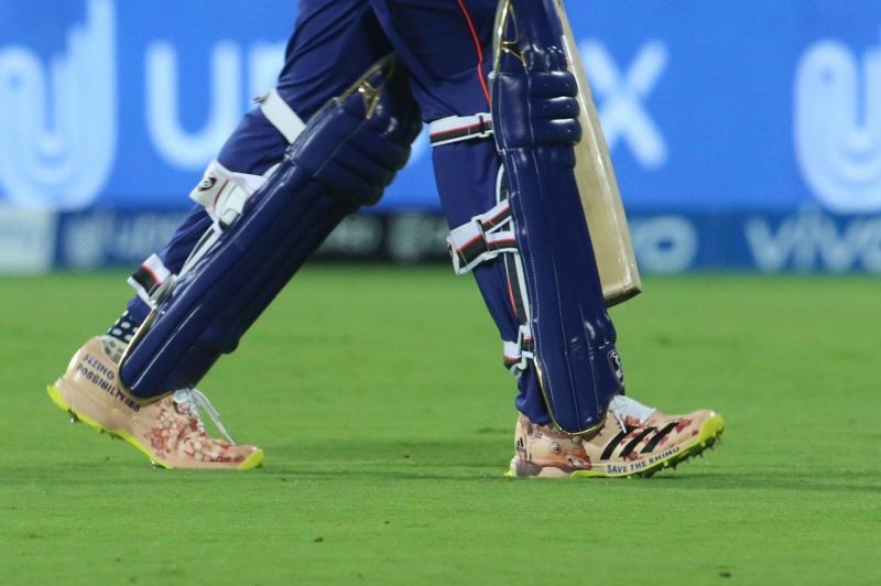 Rohit Sharma&#039;s shoes during the opening game (Courtesy: Twitter)