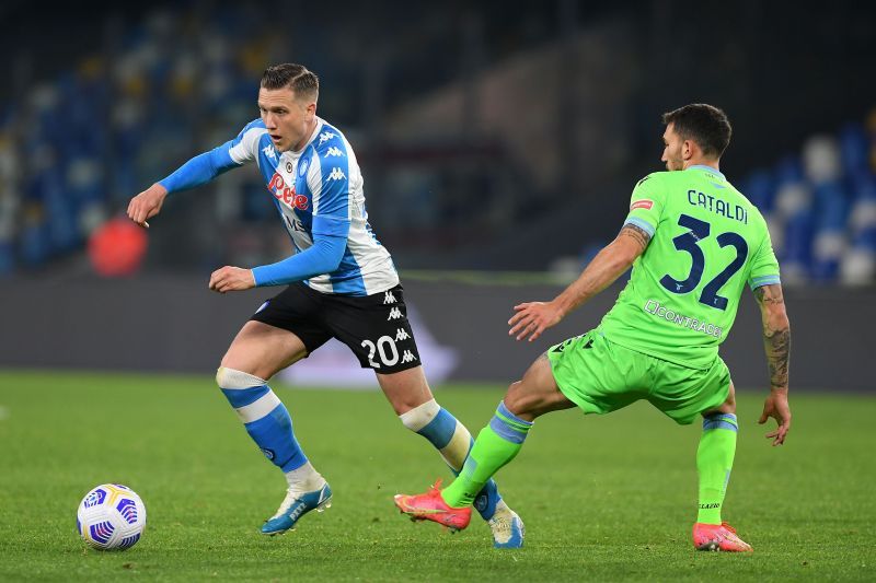 Zielinski in action for Napoli