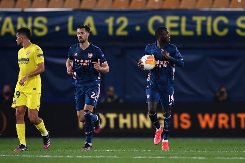 Nicolas Pepe netted Arsenal&#039;s goal against Villarreal.