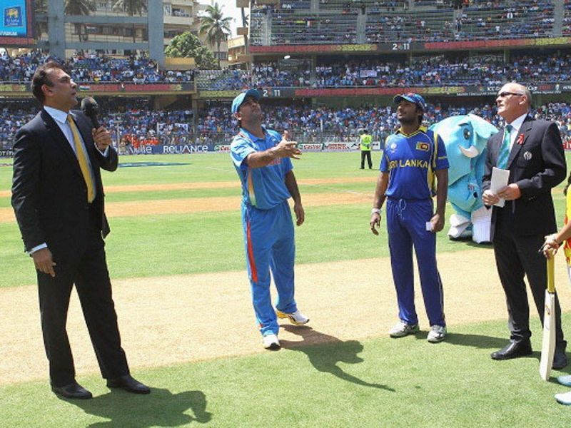The toss happened twice in the 2011 World Cup final (Credits: Times of India)