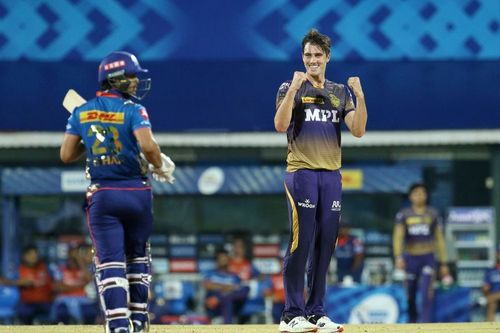 Pat Cummins plays for the Kolkata Knight Riders in IPL 2021 (Image courtesy: IPLT20.com)