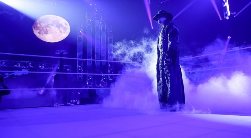 The Undertaker at Survivor Series 2020 (Credit: WWE)