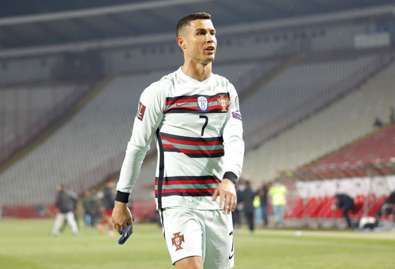 Cristiano Ronaldo during Serbia v Portugal - FIFA World Cup 2022 Qatar Qualifier.