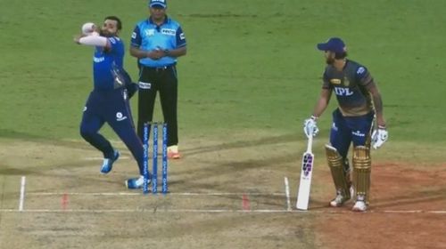 Rohit Sharma twisted his foot during bowling