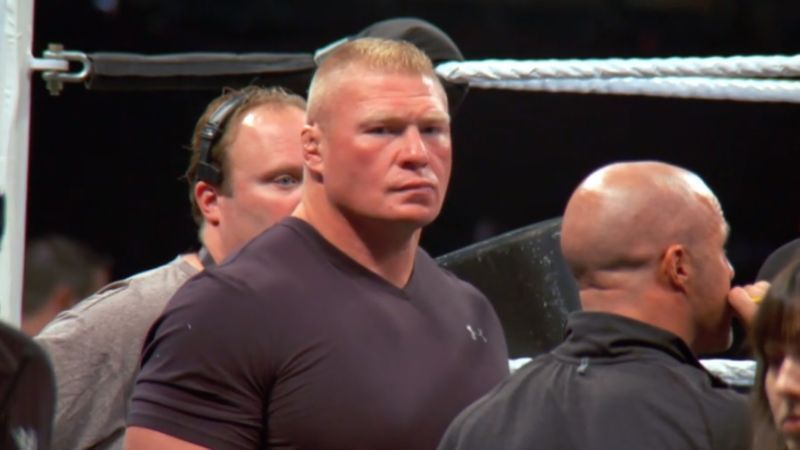 Brock Lesnar had a long-term feud with Seth Rollins