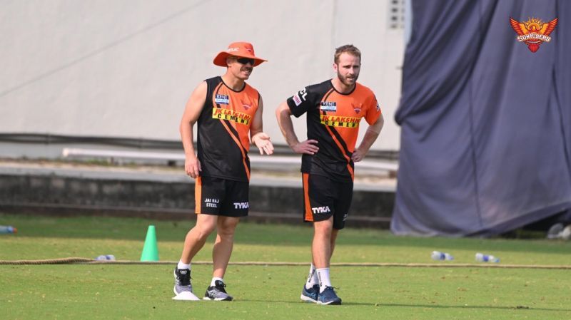 David Warner and Kane Williamson of SRH (Source: Twitter)