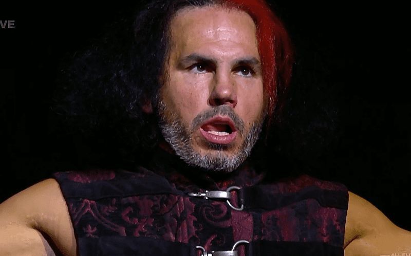 Matt Hardy is unhappy with WWE