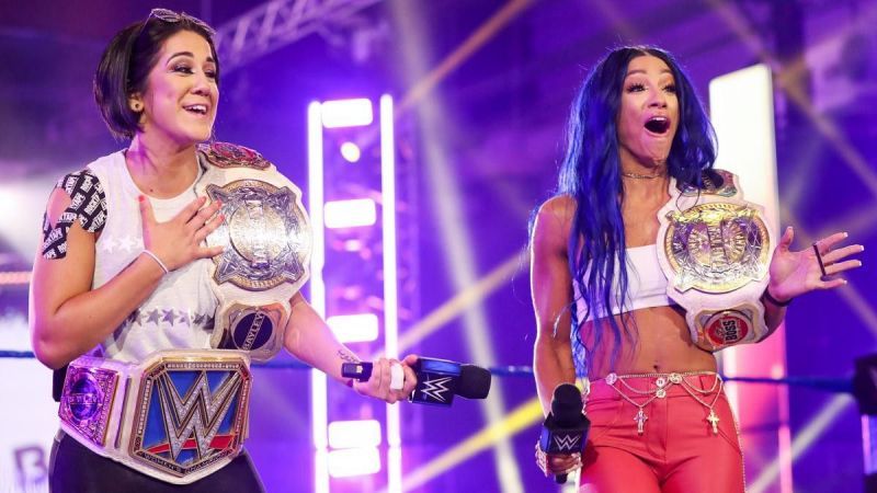 Bayley and Sasha Banks in WWE