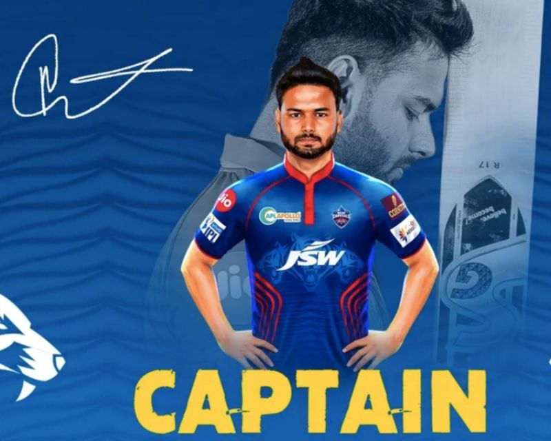 Rishabh Pant was appointed DC captain replacing an injured Shreyas Iyer