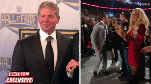 Vince McMahon and Titus O'Neil recreated this controversial moment at the 2021 WWE Hall of Fame ceremony