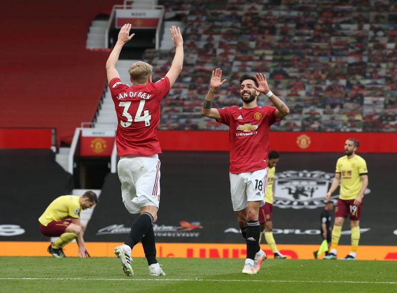 Manchester United defeated Burnley 3-1 in the Premier League