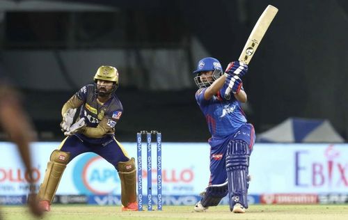 Prithvi Shaw on song against KKR on Thursday (Photo: BCCI)