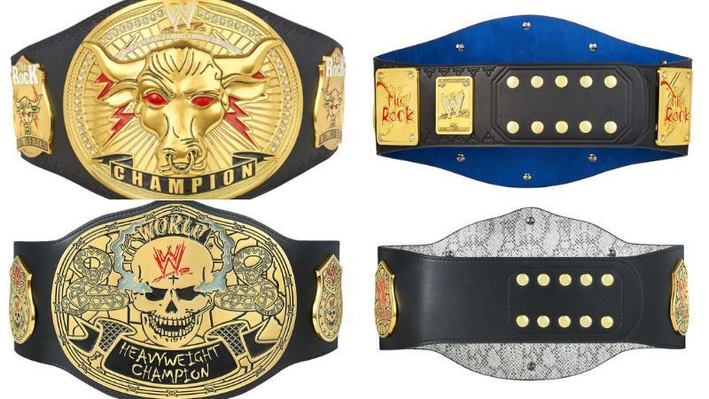 The Rock&#039;s Brahma Bull Championship and Steve Austin&#039;s Smoking Skull Championship