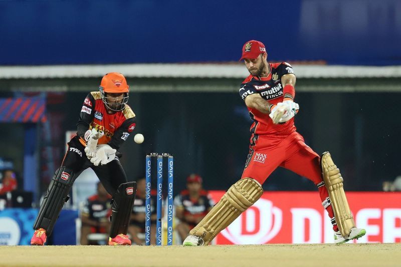 Maxwell paced his innings pretty well in RCB's IPL 2021 game against SRH (Image Courtesy: IPLT20.com)