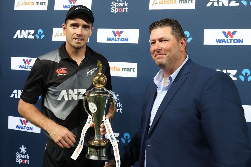 Tim Southee captained the New Zealand cricket team in Kane Williamson&#039;s absence