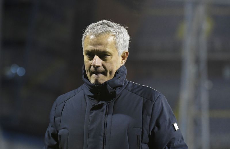 Jose Mourinho was sacked by Tottenham in April. (Photo by Jurij Kodrun/Getty Images)
