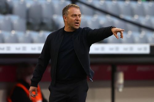 Bayern Munich manager Hansi Flick. (Photo by Alexander Hassenstein/Getty Images)