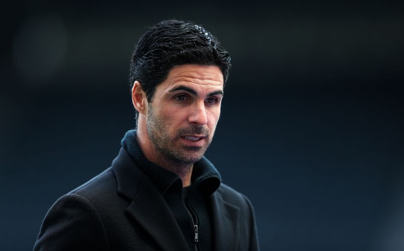 Arsenal manager Mikel Arteta. (Photo by Lee Smith - Pool/Getty Images)