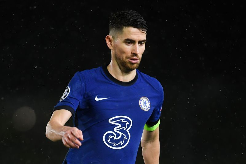 Jorginho in Chelsea colours