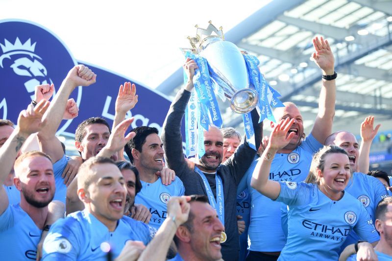 Pep Guardiola is a three-time Premier League winner.