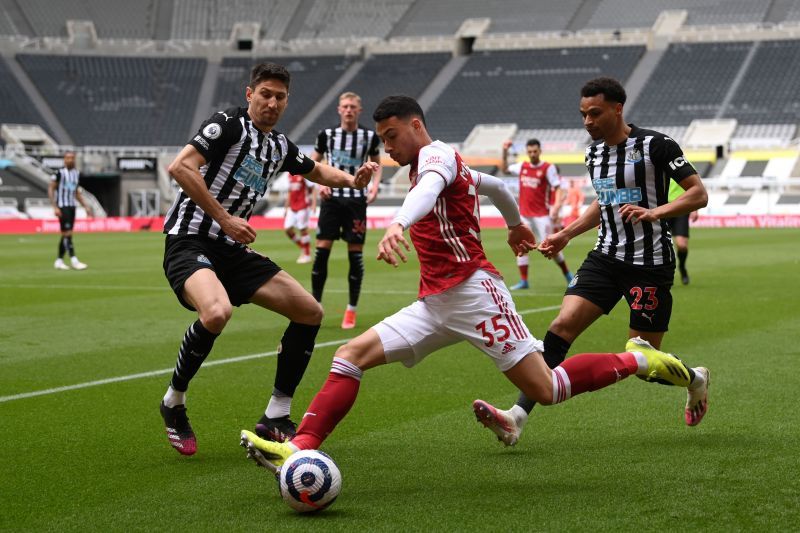 Gabriel Martinelli produced an assist for Arsenal captain Pierre-Emerick Aubameyang.