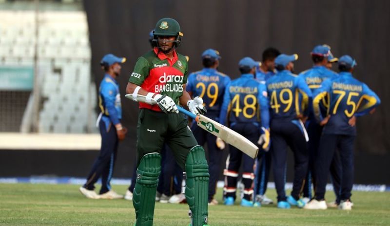 Shakib Al Hasan&#039;s struggles with the bat continued in the 3rd ODI (Image courtesy: BCB)