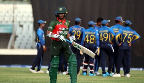 Shakib Al Hasan's struggles with the bat continued in the 3rd ODI (Image courtesy: BCB)