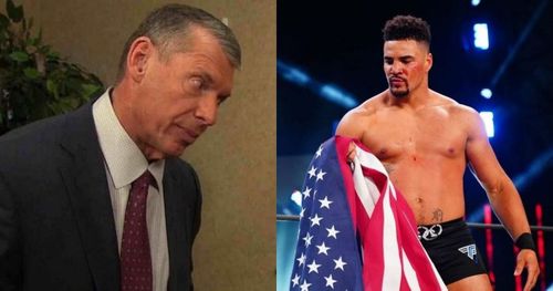 Vince McMahon and Anthony Ogogo.